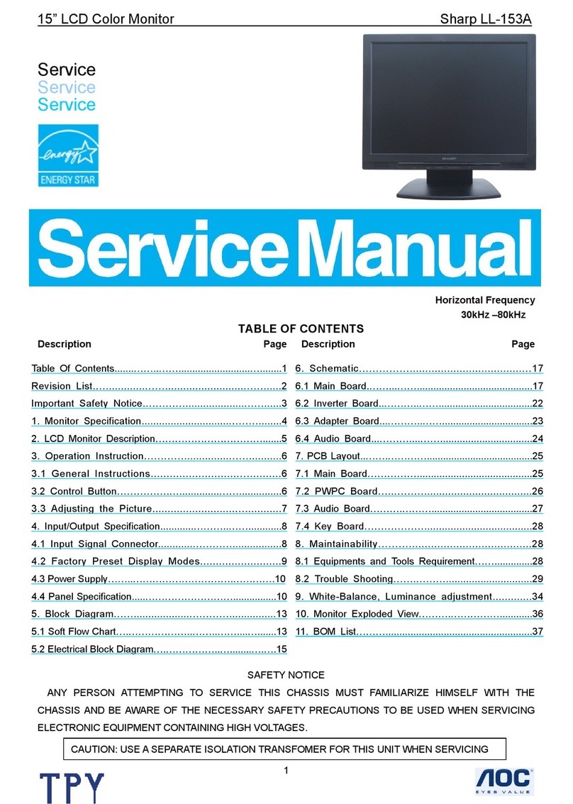 Sharp LL-153A User manual