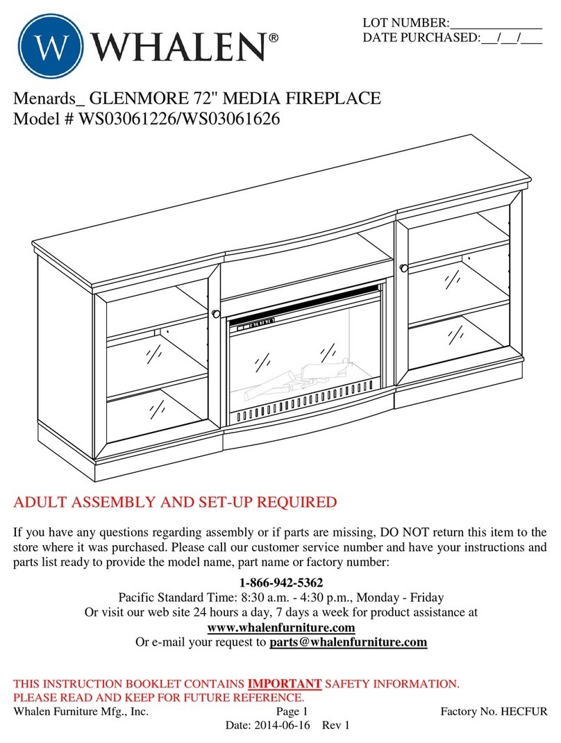Whalen Glenmore WS03061226 User manual