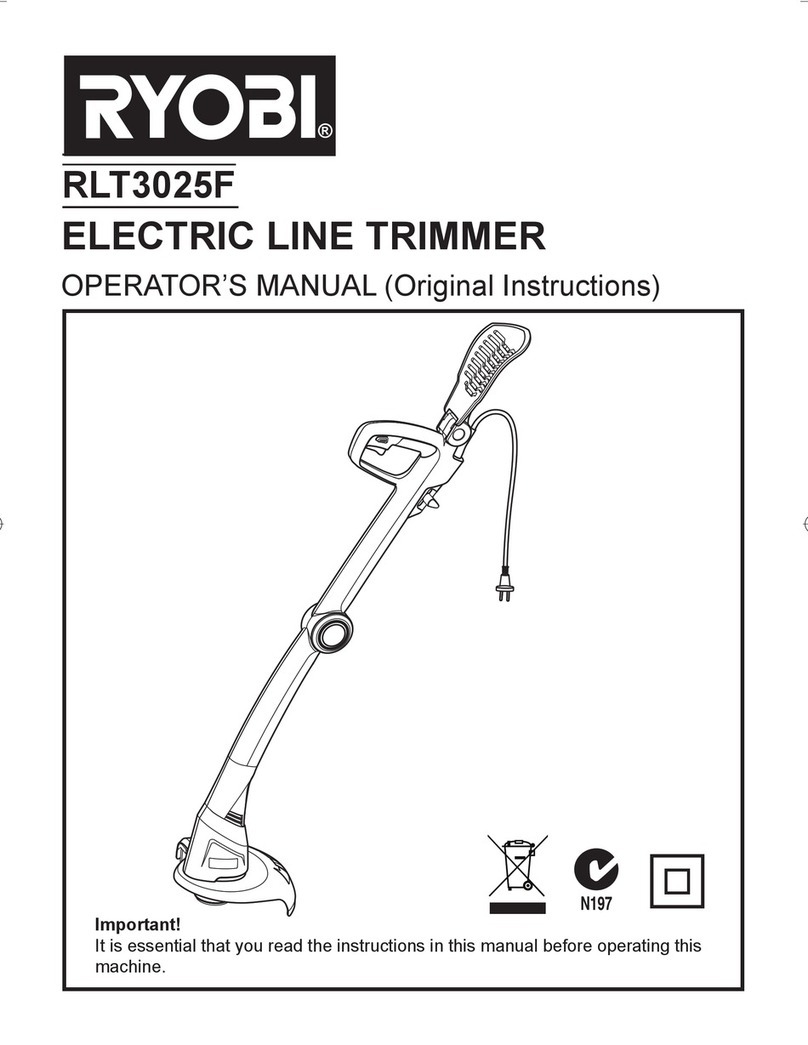 Ryobi RLT3025F User manual