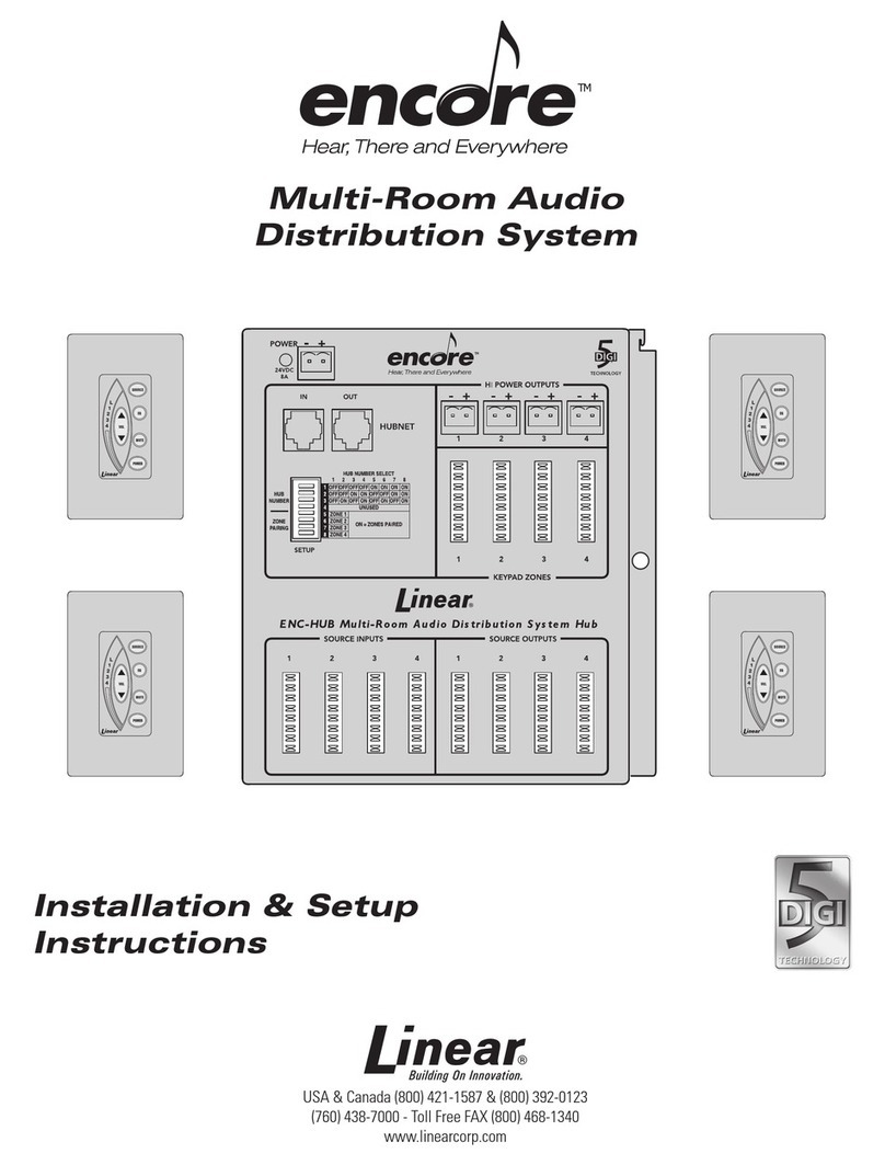Linear Encore Manual