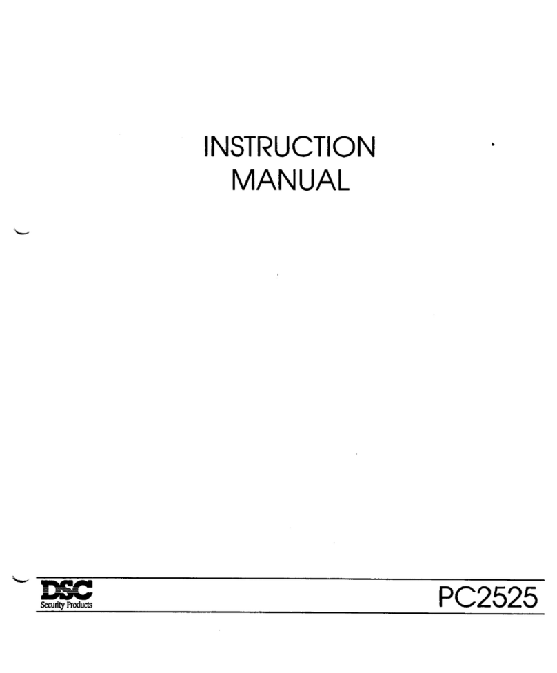 DSC PC2525 User manual