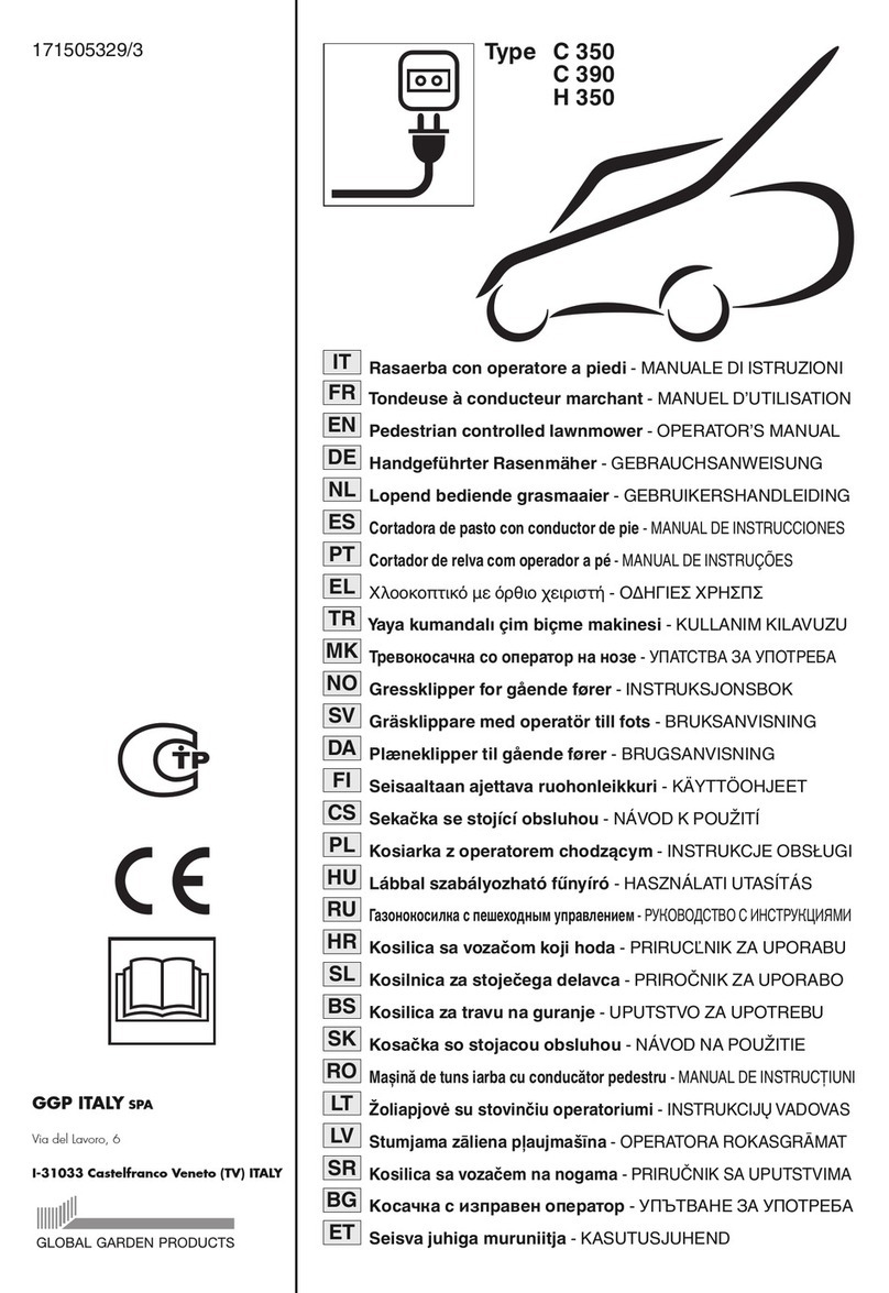 GGP ITALY SPA C350 User manual