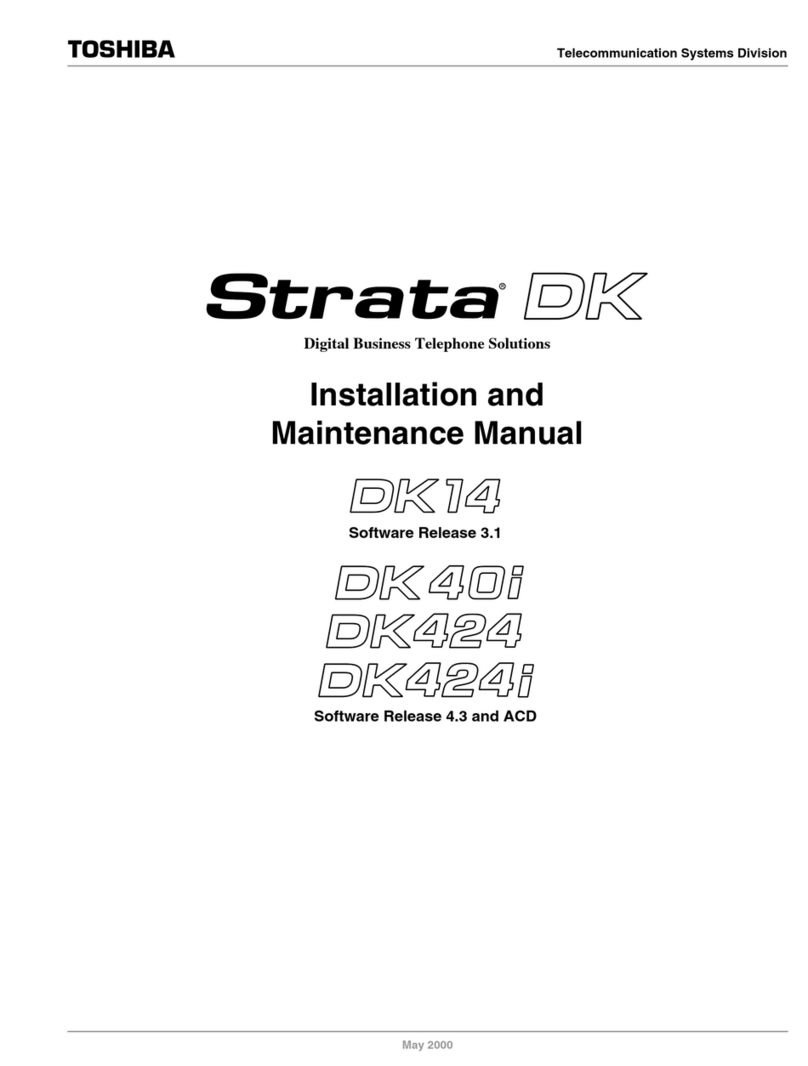 Toshiba Strata DK14 Manual Toshiba Strata DK14 Manual