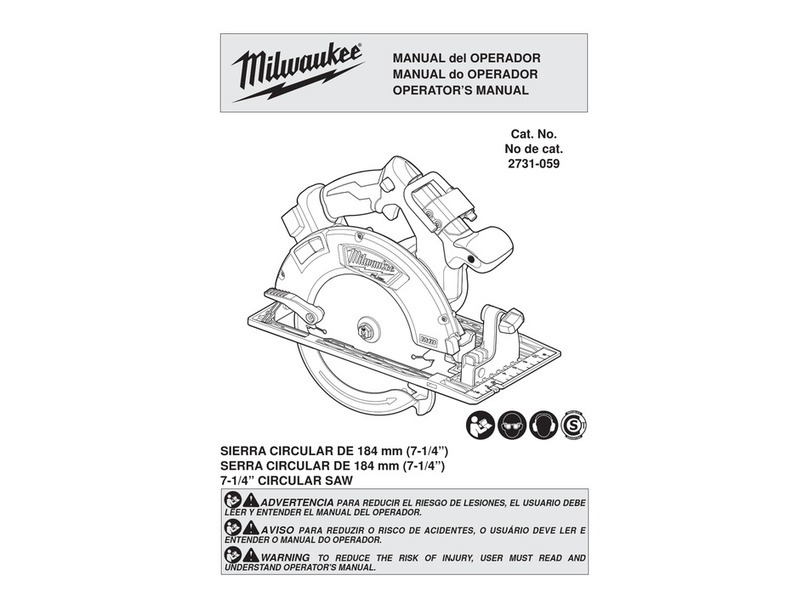 Milwaukee 2731-059 User manual