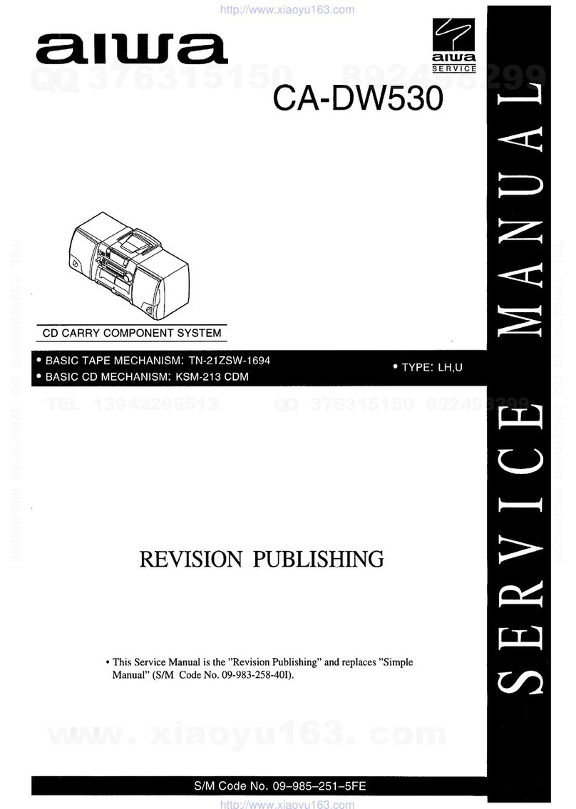Aiwa CA-DW530 User manual