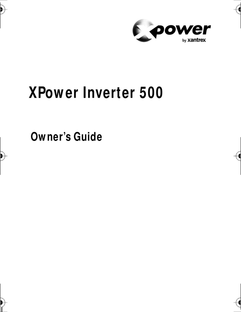 XPower 500 User manual