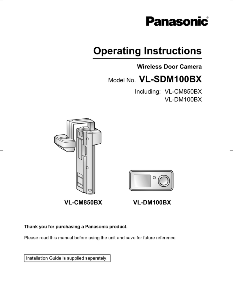 Panasonic VL-SDM100BX User manual