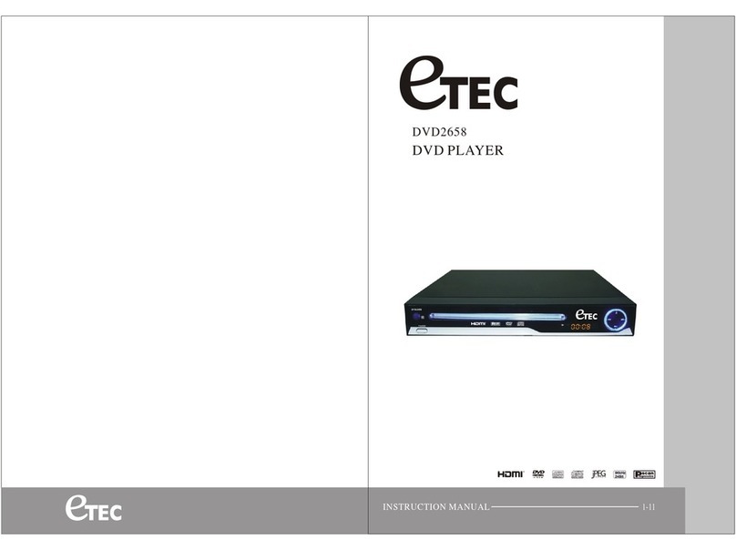 Etec DVD2658 User manual