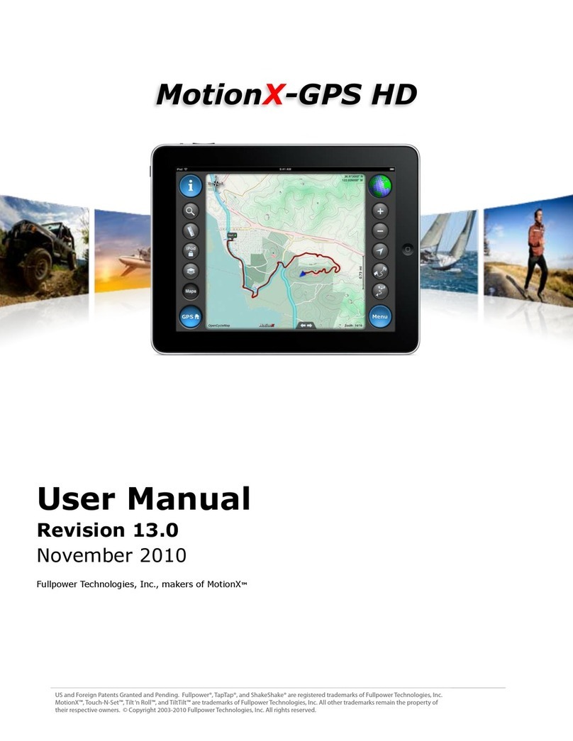 MotionX GPS HD User manual