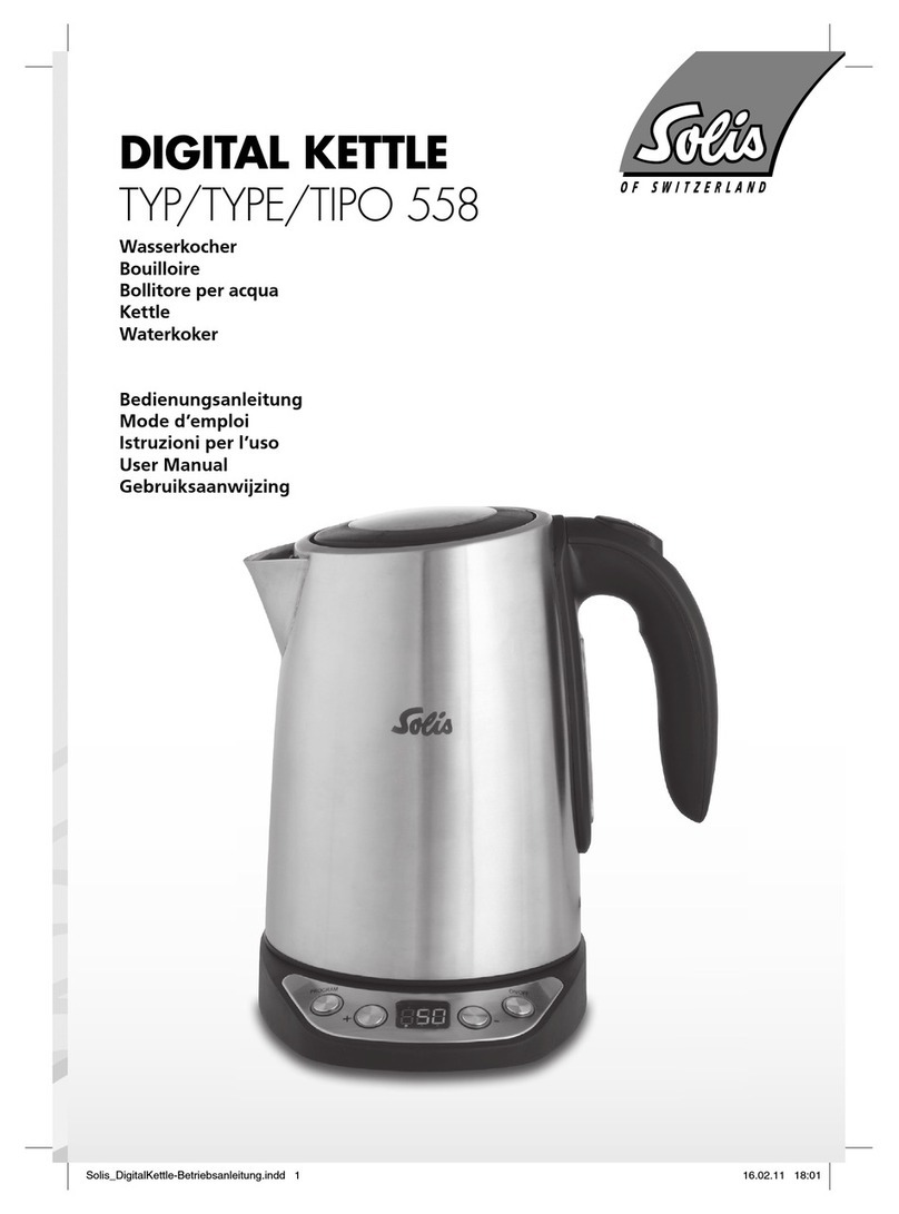 SOLIS 558 User manual