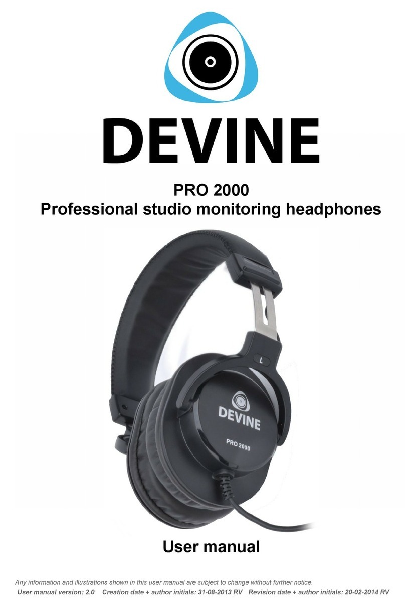 Devine PRO 2000 User manual