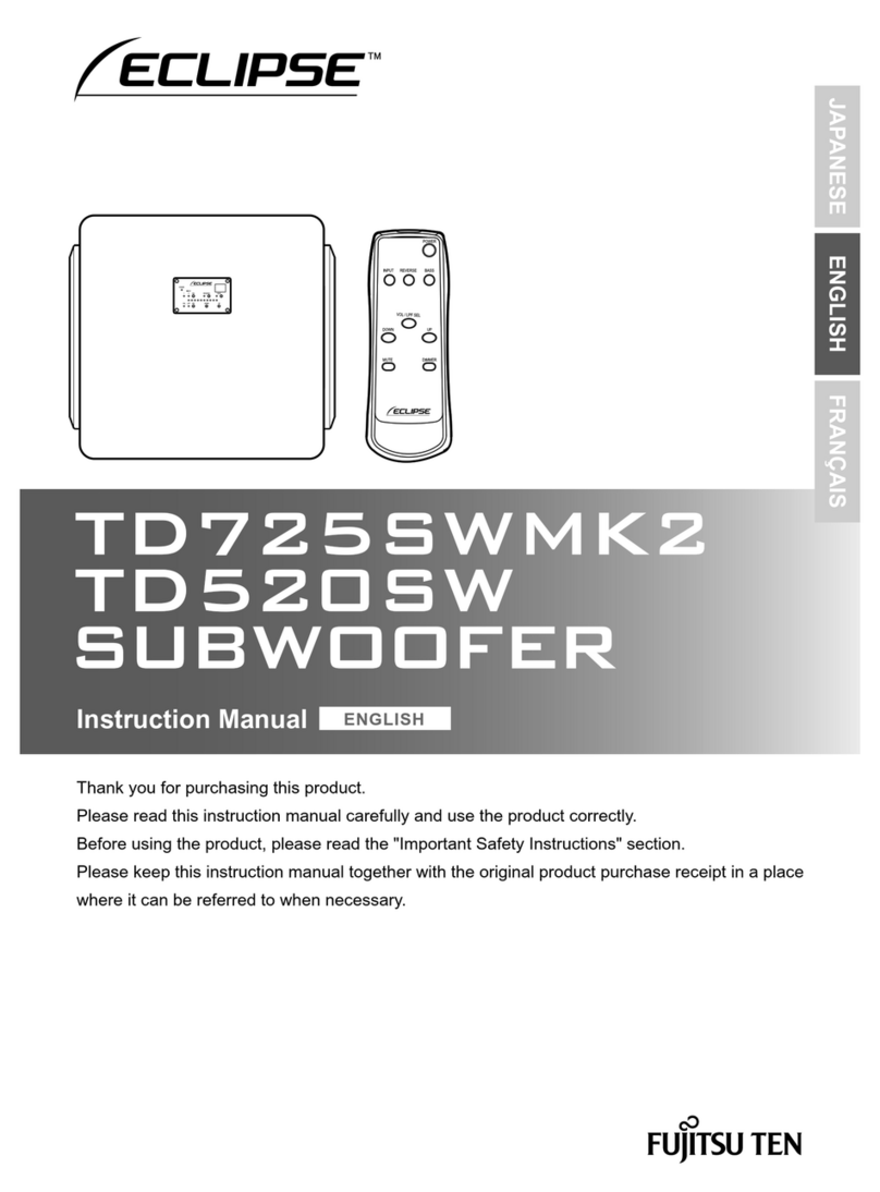 Eclipse TD725SWMK2 User manual