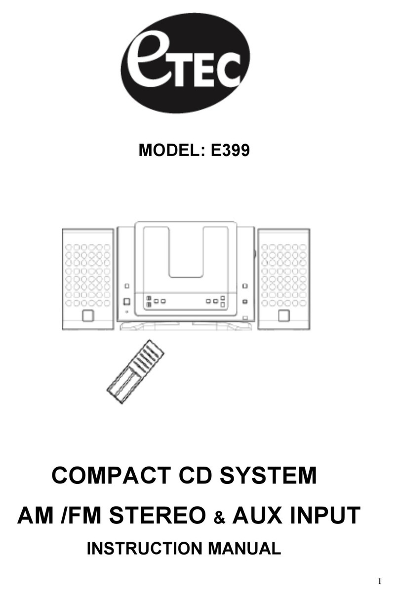 Etec E399 User manual
