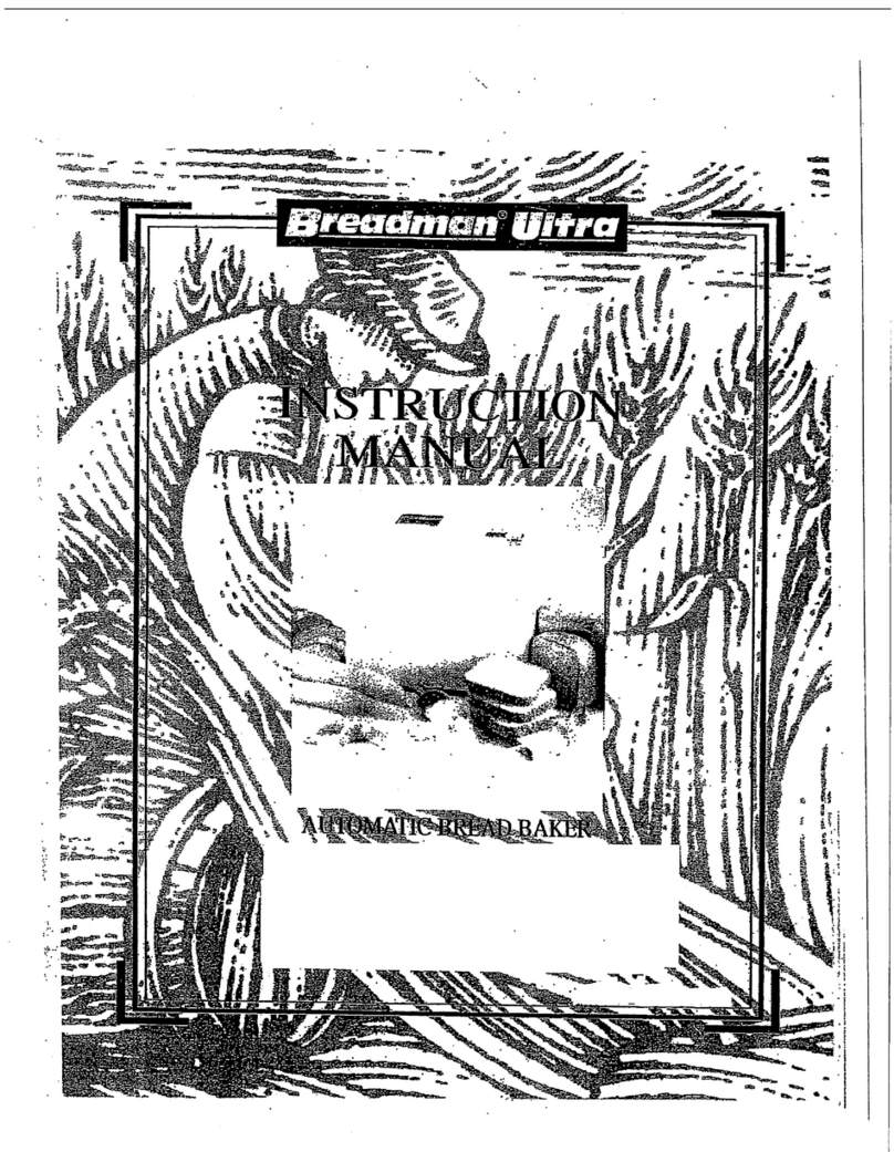 Breadman Ultra User manual