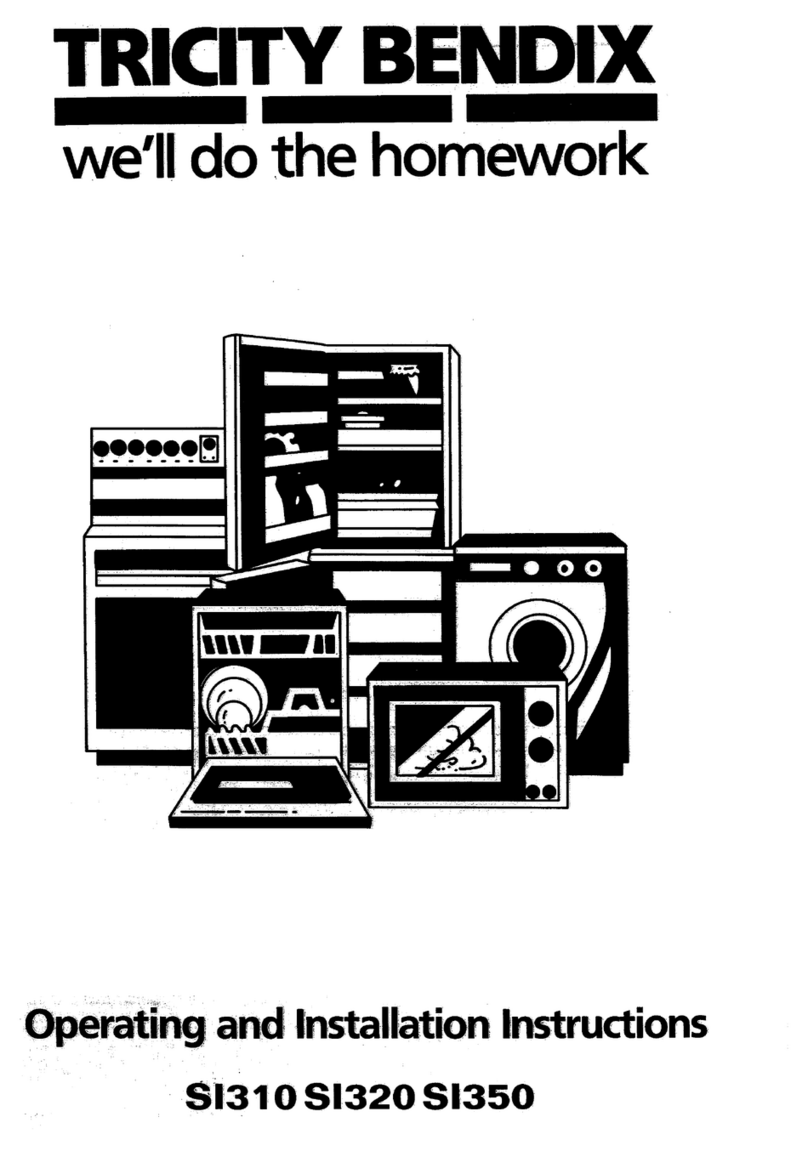 Tricity Bendix SI310 User manual