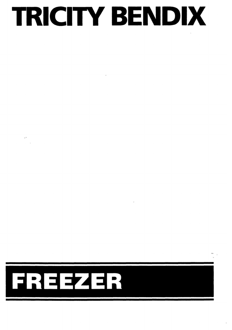 Tricity Bendix Freezer User manual