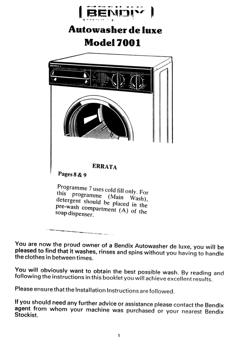 BENDIX 7001 Quick guide