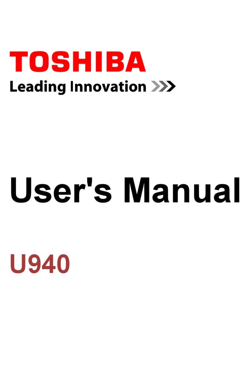 Toshiba Satellite U940 User manual