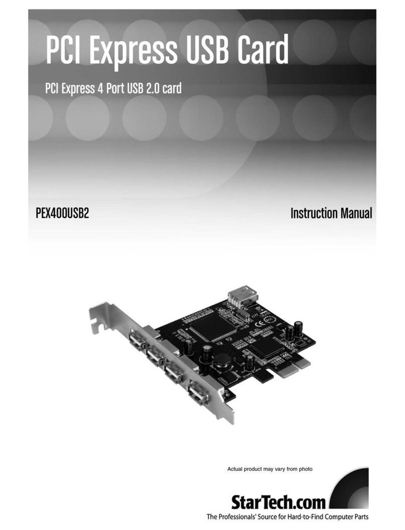 StarTech.com PEX400USB2 User manual