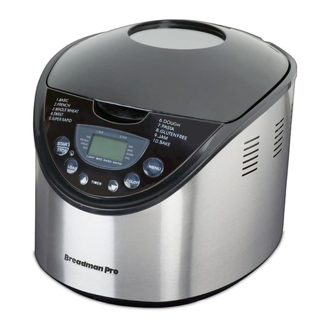 Breadman TR875 User manual