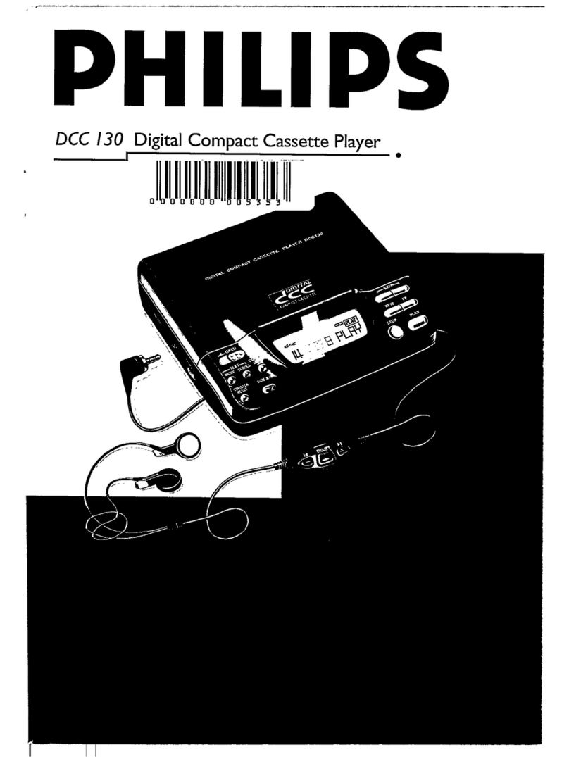 Philips DCC 130 User manual
