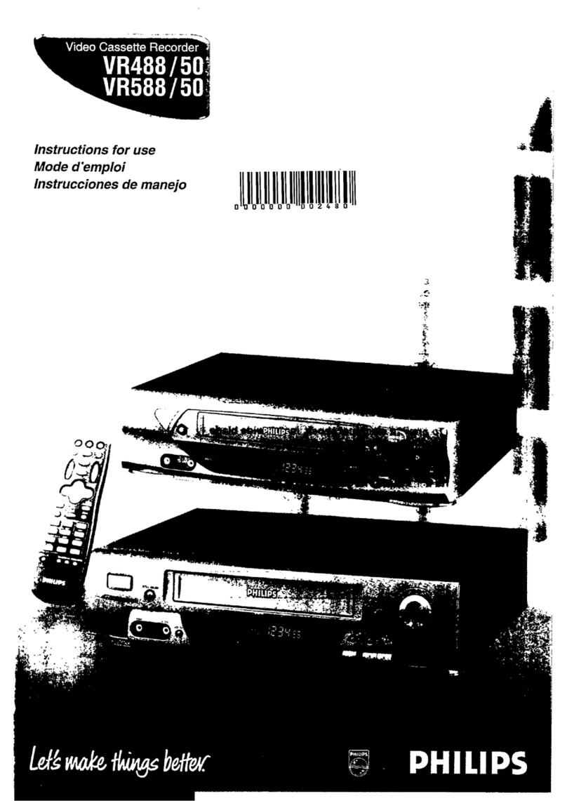Philips VR488/50 User manual