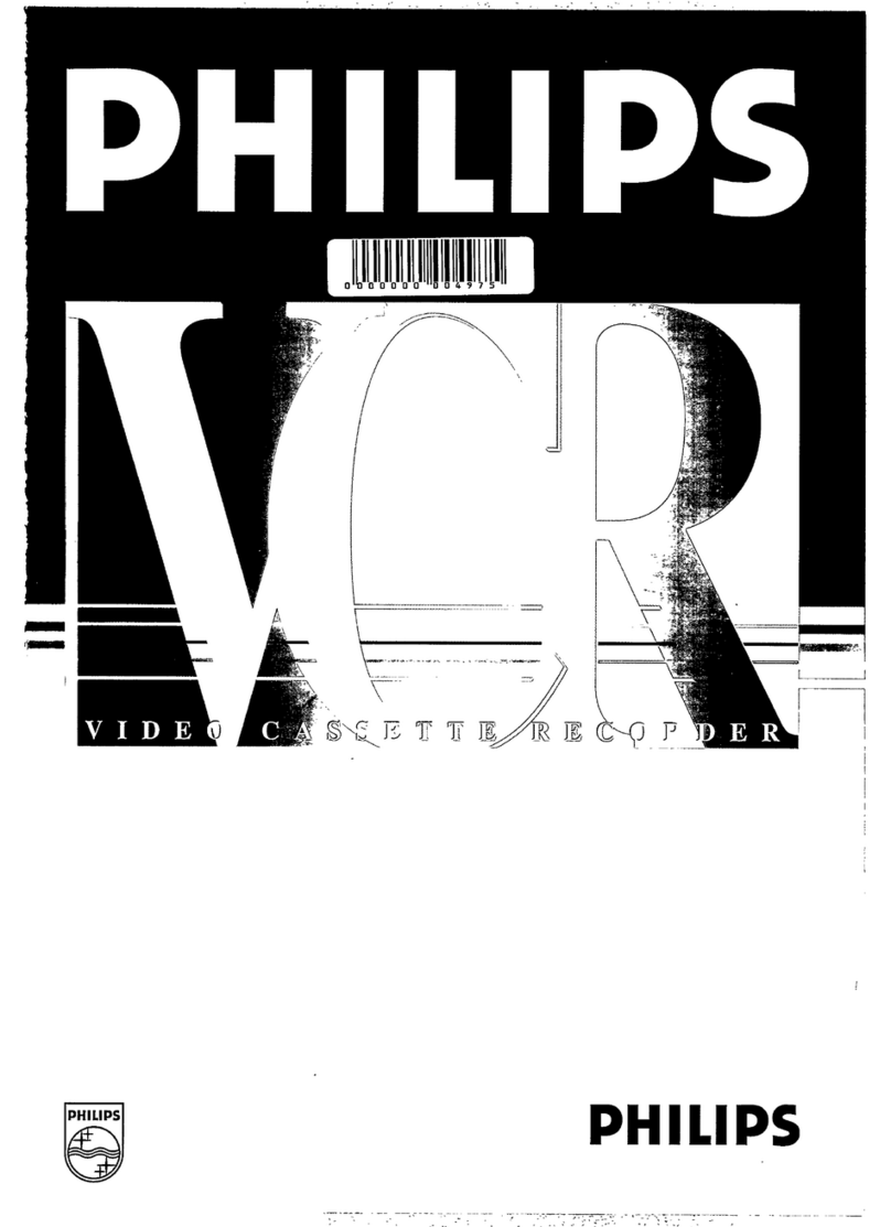 Philips VR 737 User manual