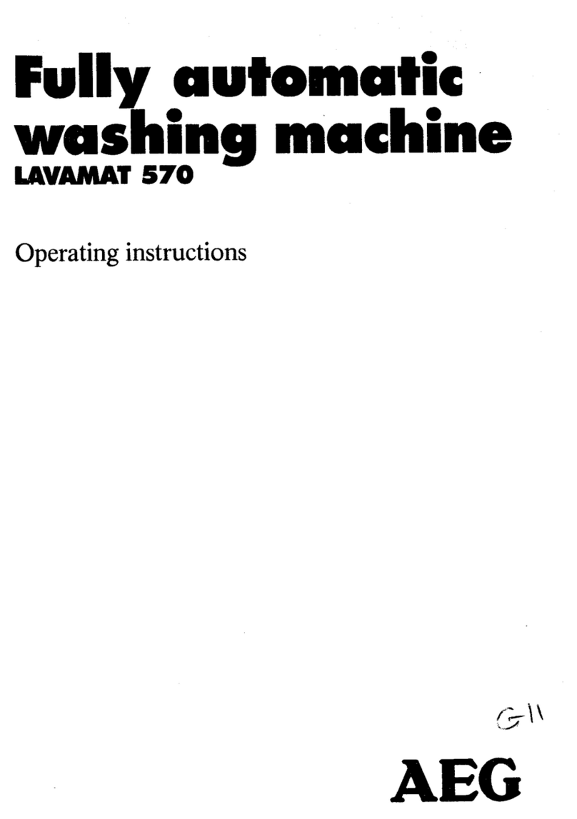 AEG LAVAMAT 570 User manual