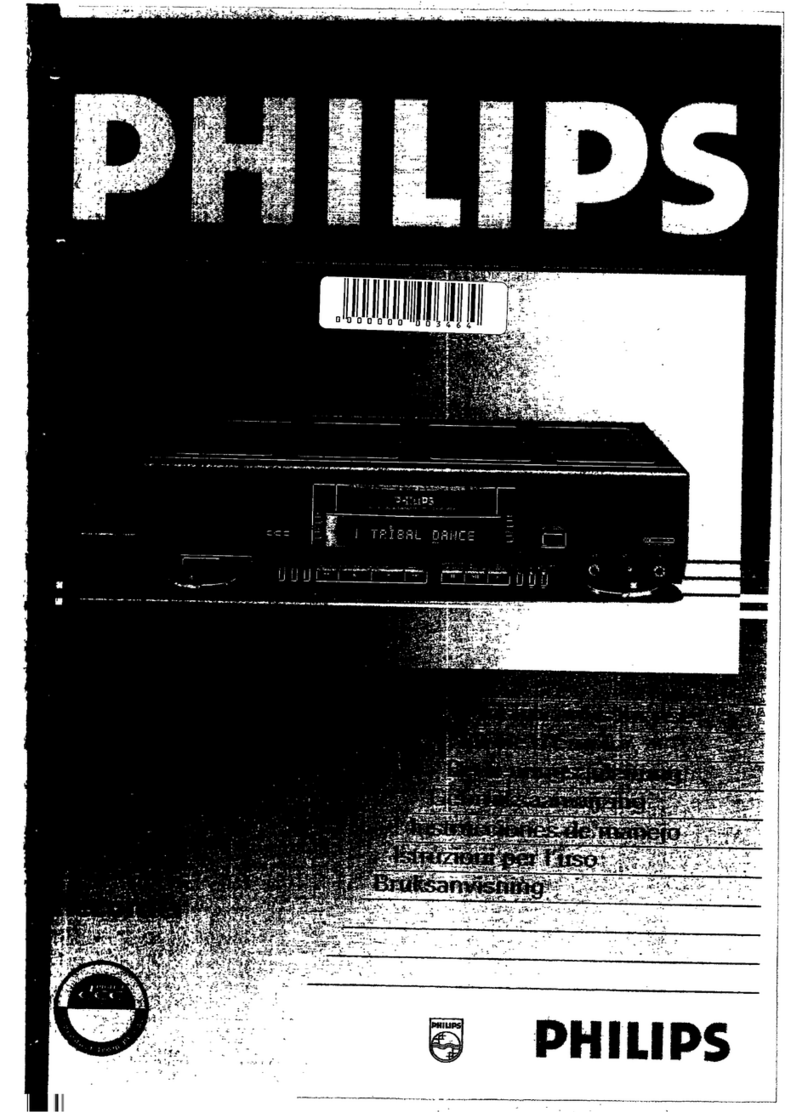 Philips Compact Component System User manual