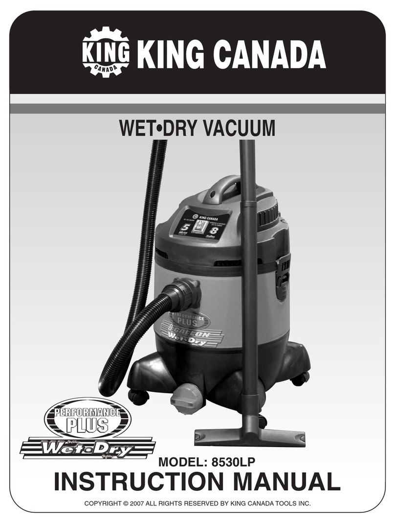 King Canada 8530LP User manual