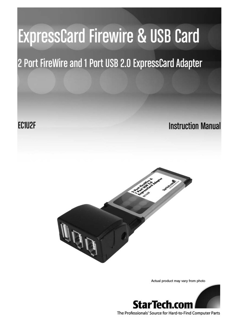StarTech.com EC1U2F User manual