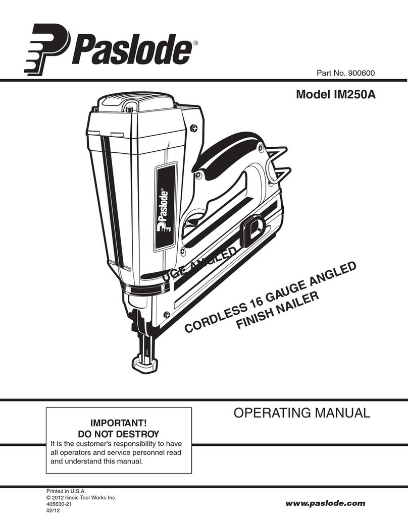 Paslode IM250A User manual