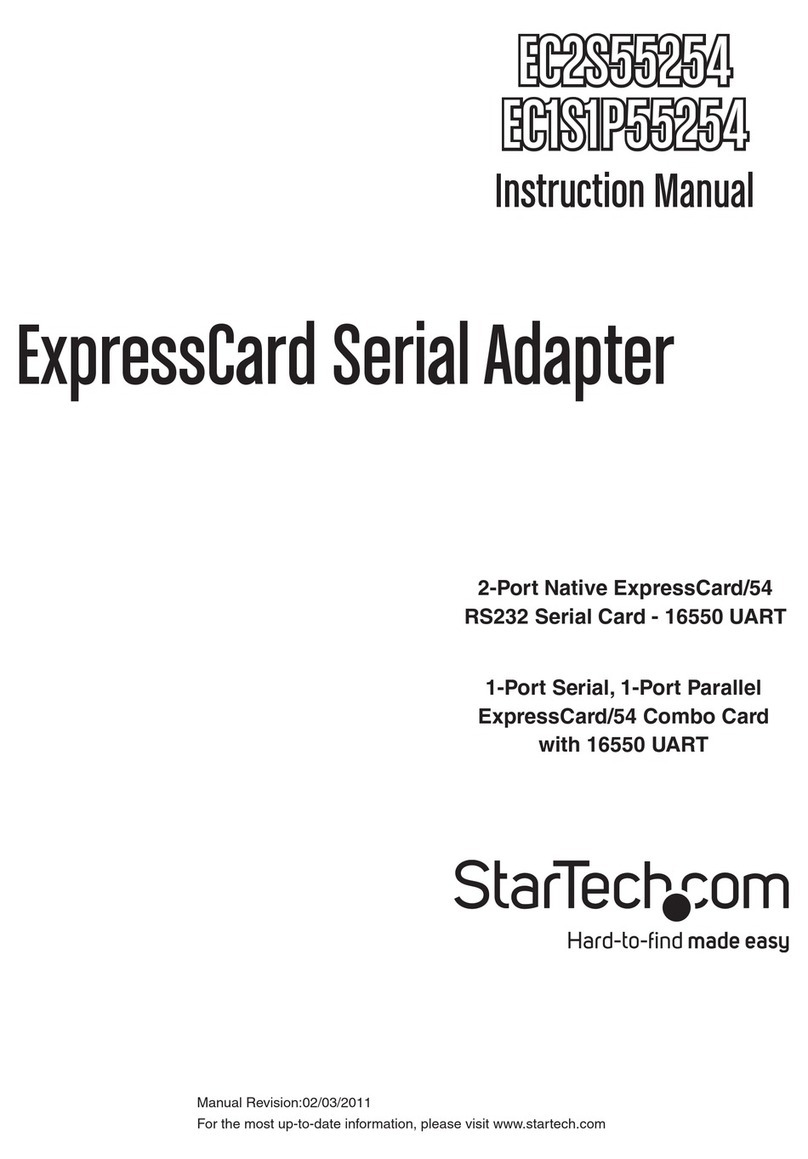 StarTech.com EC2S55254 User manual