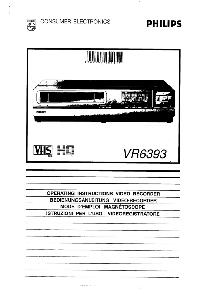 Philips VR6393 User manual