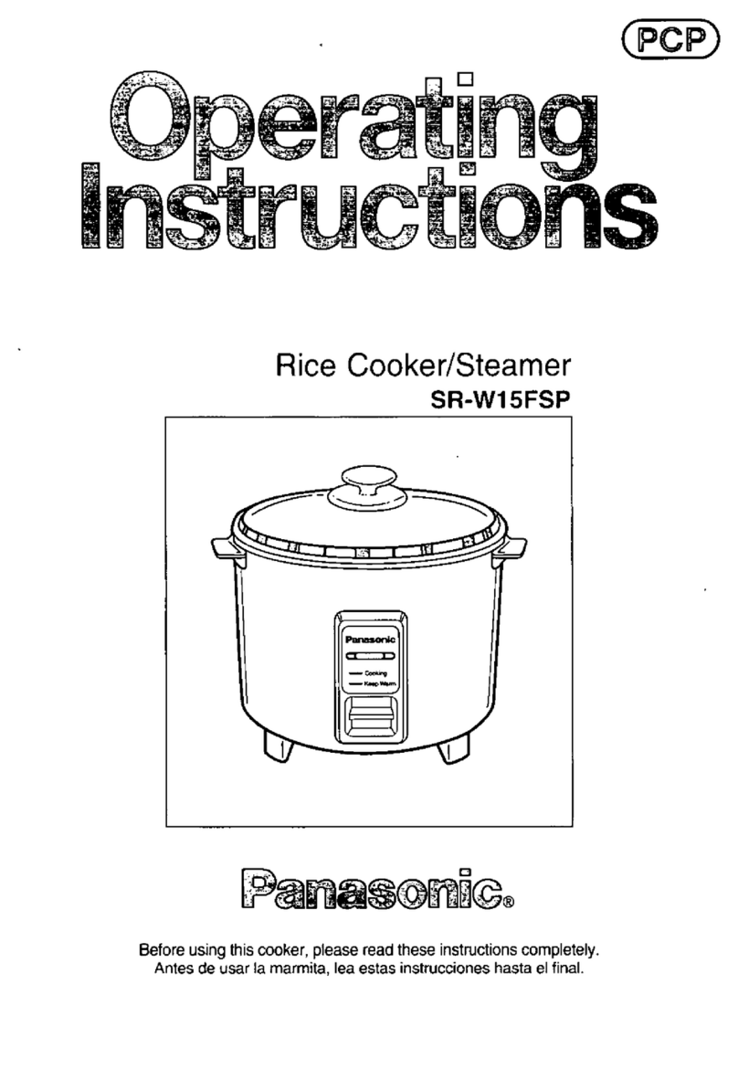 Panasonic SR-W15FSP User manual Panasonic SR-W15FSP User manual