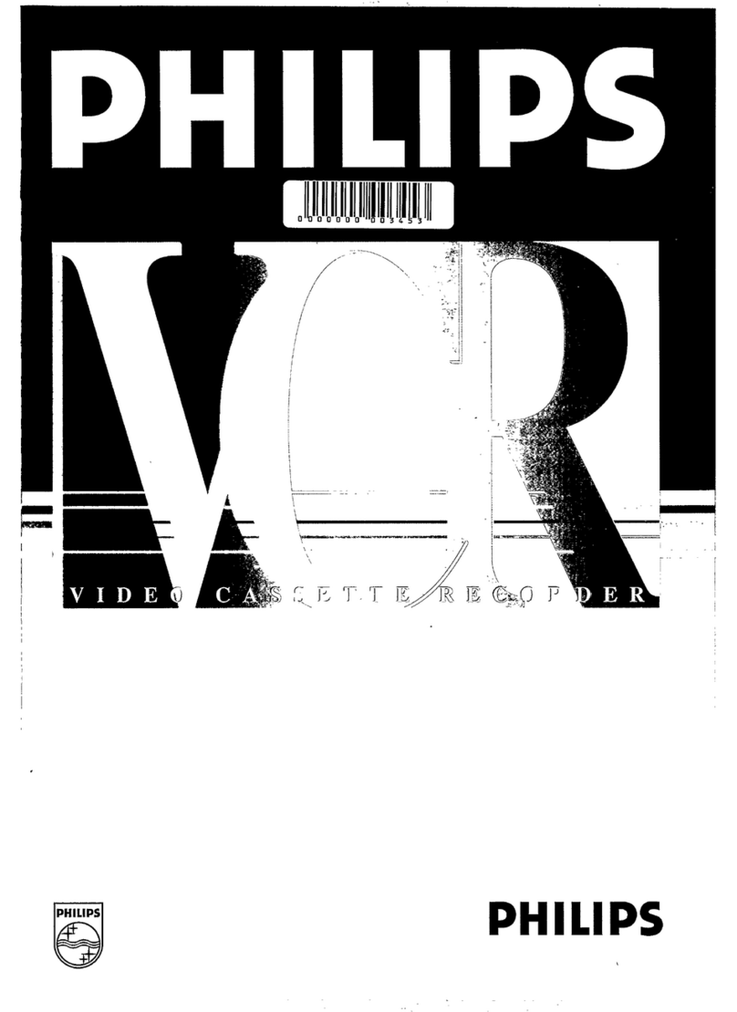 Philips VR 757 User manual Philips VR 757 User manual