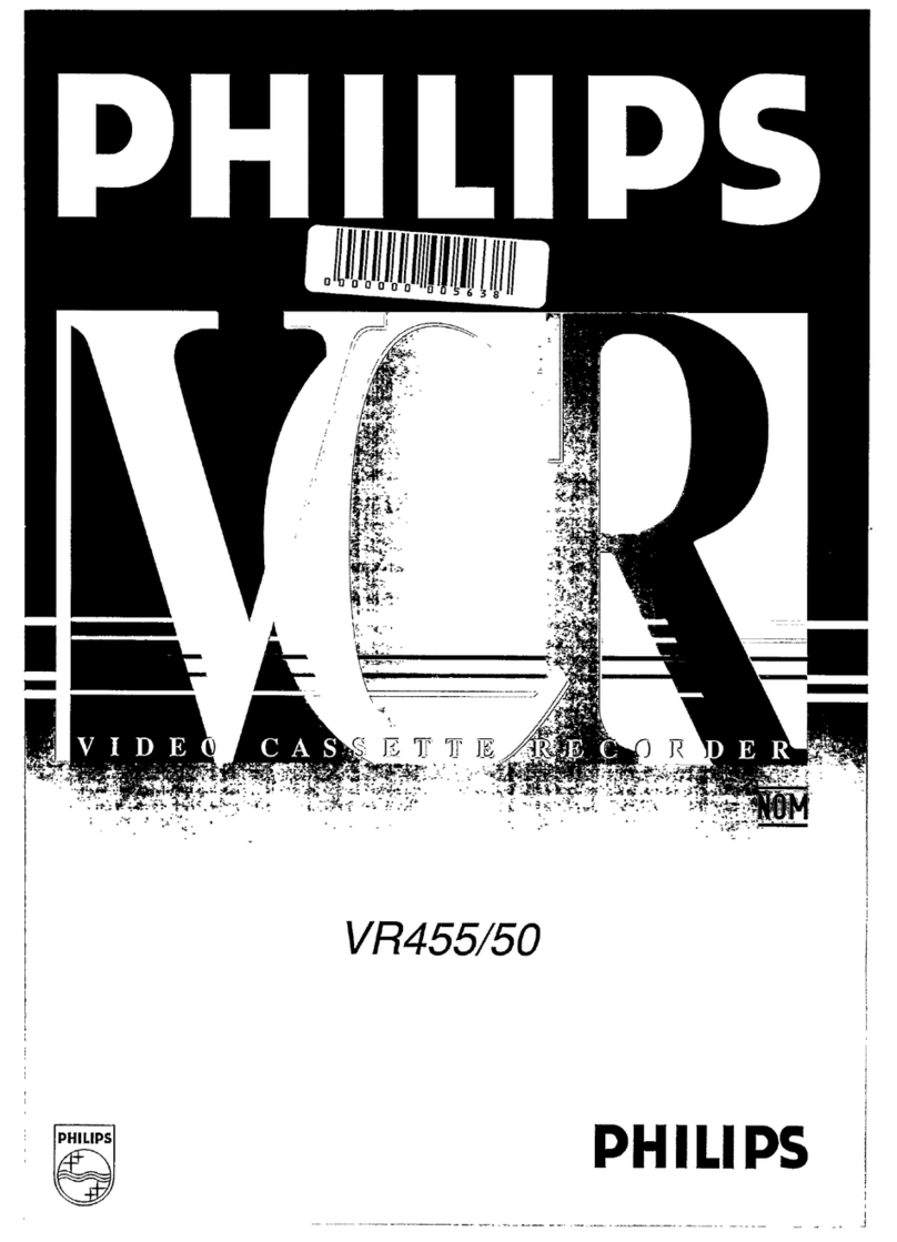 Philips VR455 User manual