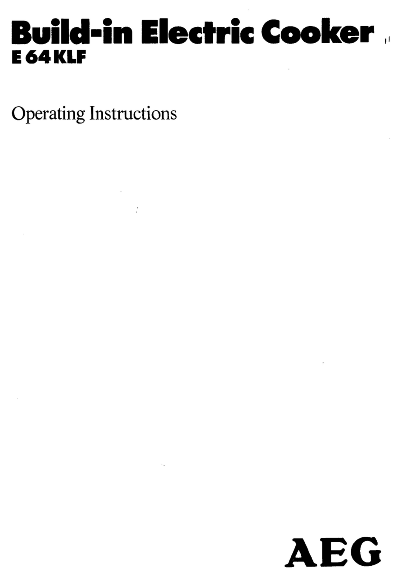 AEG E 64 KLF User manual AEG E 64 KLF User manual