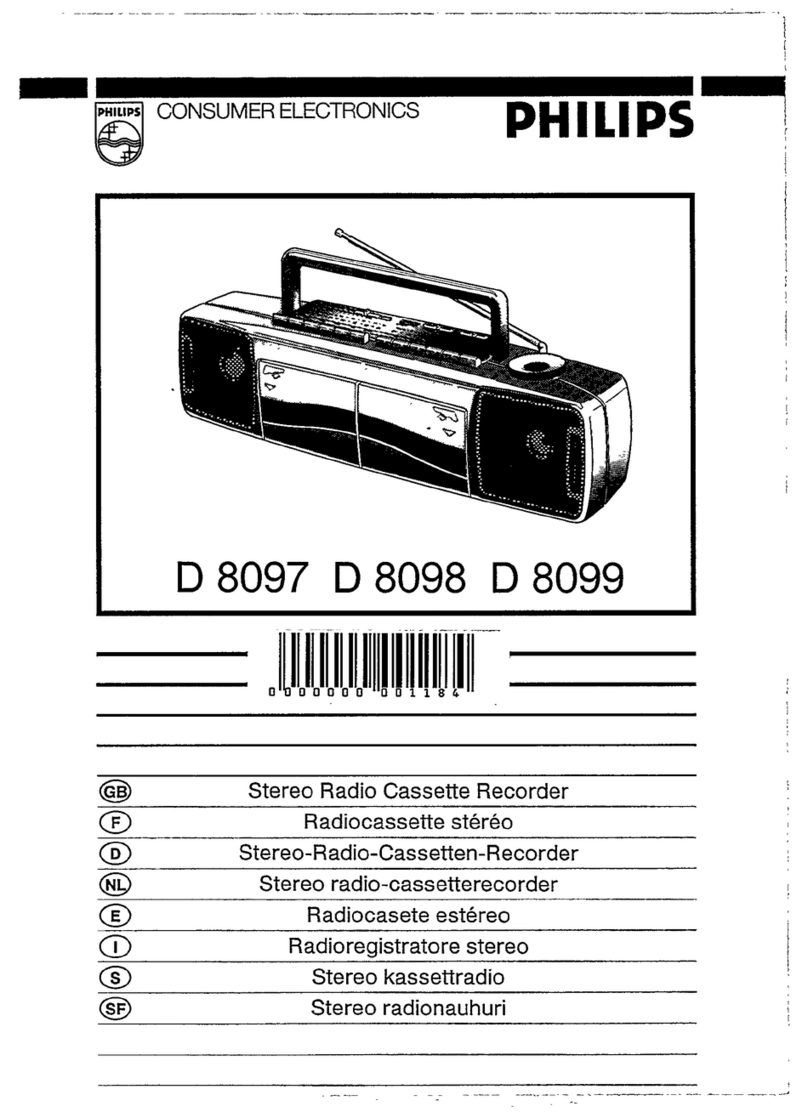 Philips D 8097 User manual