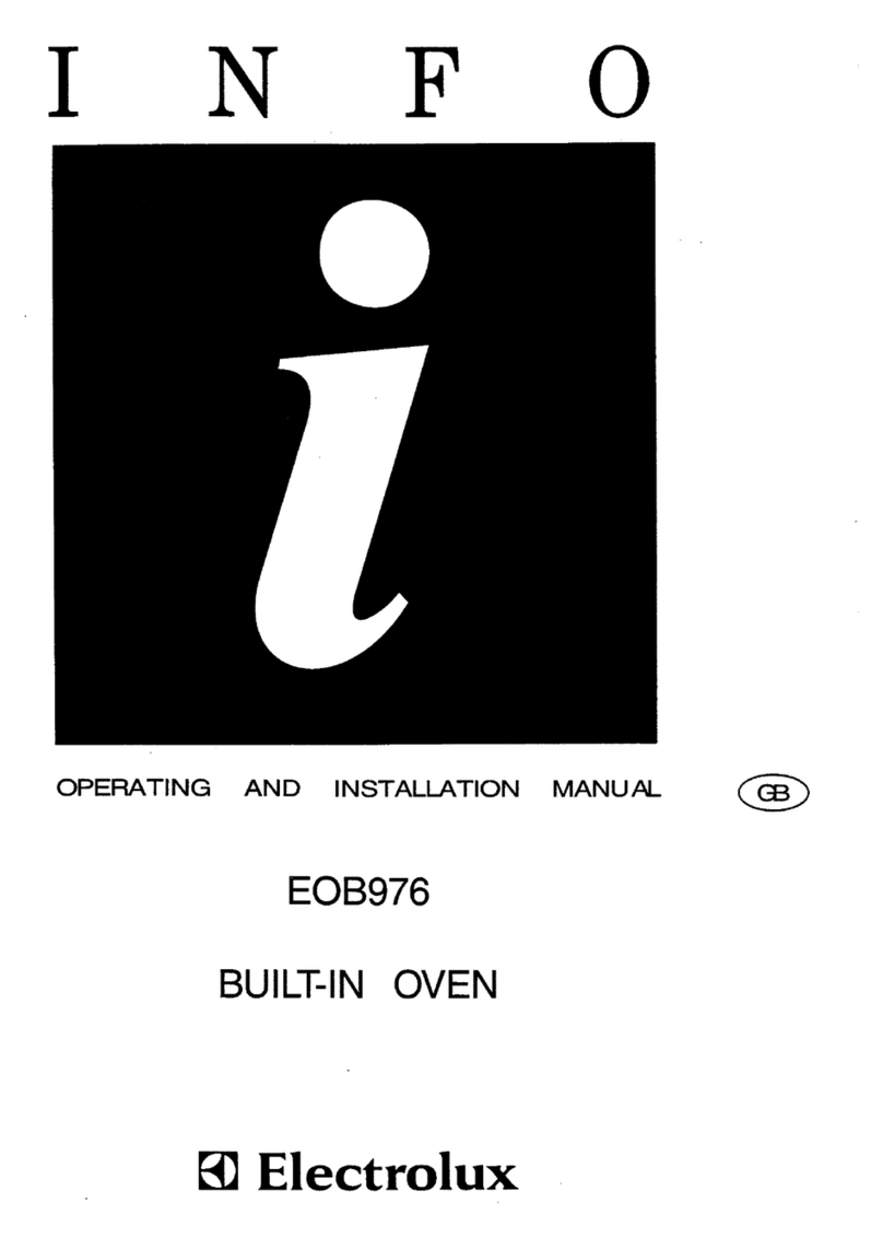 Electrolux EOB976 Specification sheet