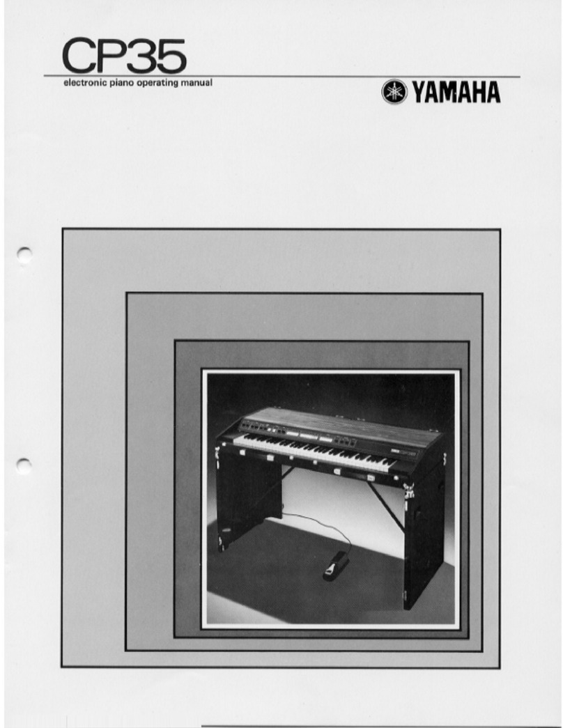 Yamaha CP35 User manual