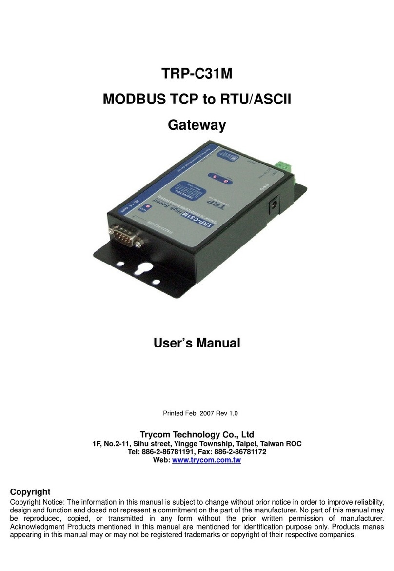 Trycom Technology TRP-C31M User manual