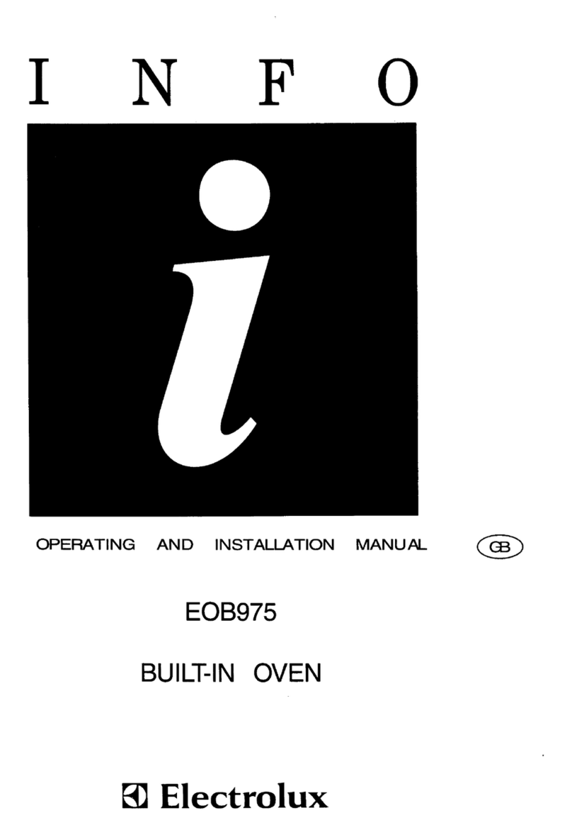 Electrolux EOB975 Specification sheet