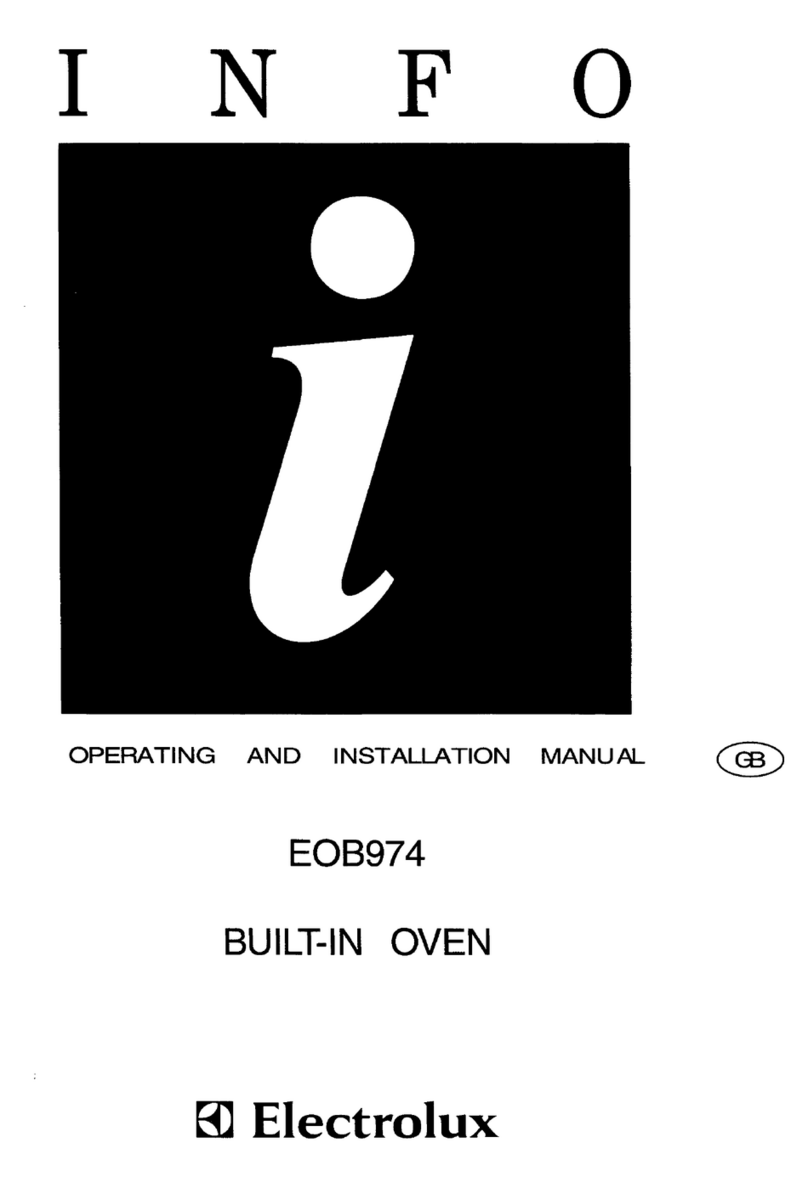 Electrolux EOB974 Specification sheet