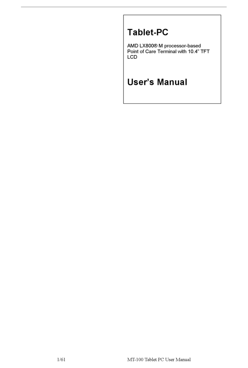 Advantech MT-100 User manual Advantech MT-100 User manual