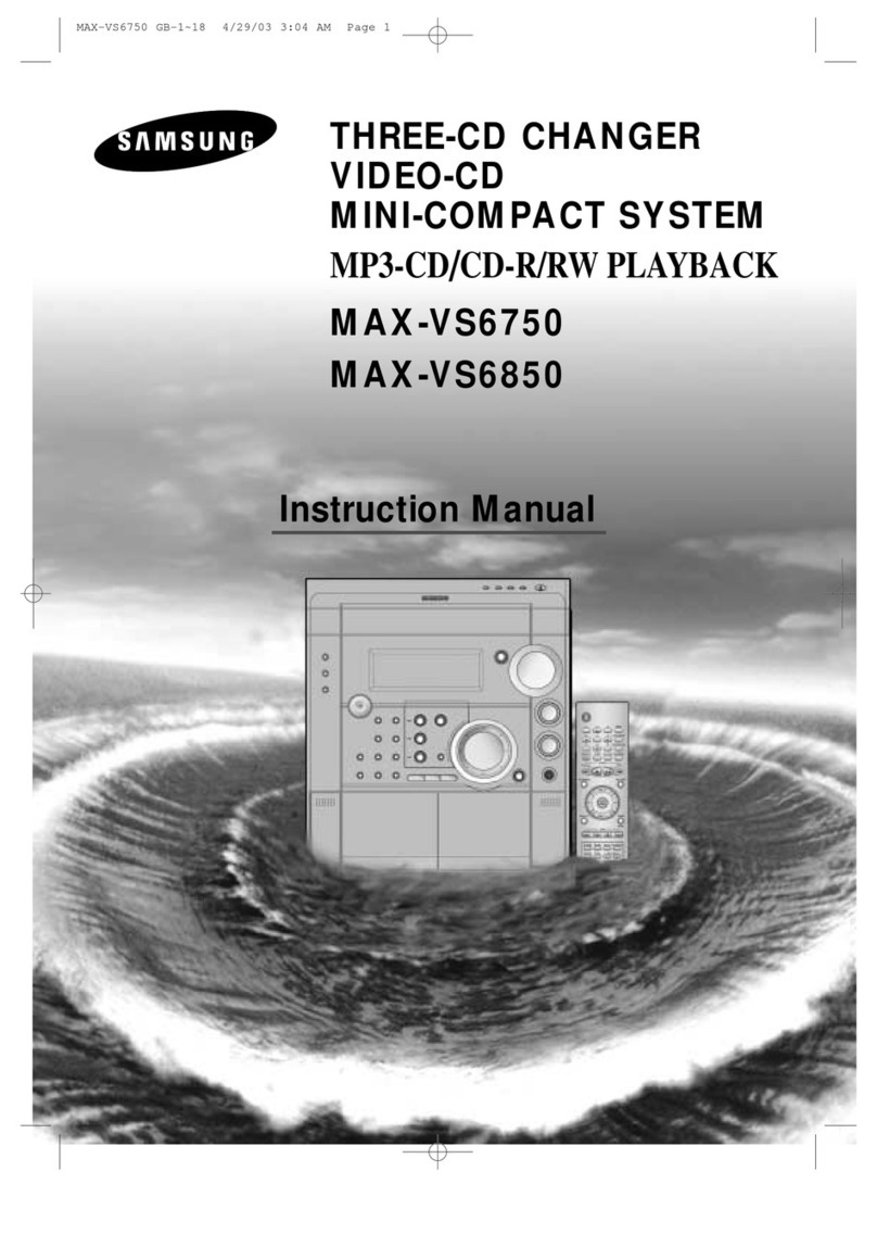 Samsung MAX-VS6750 User manual
