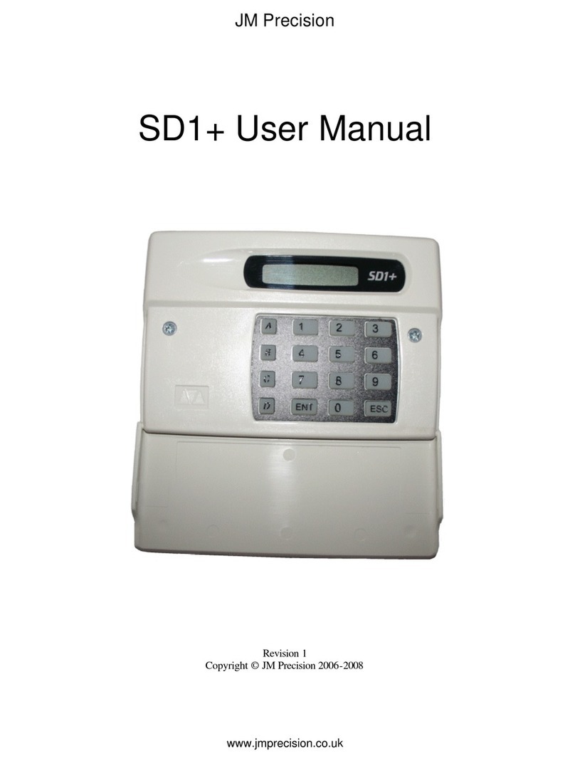JM Precision SD1+ User manual