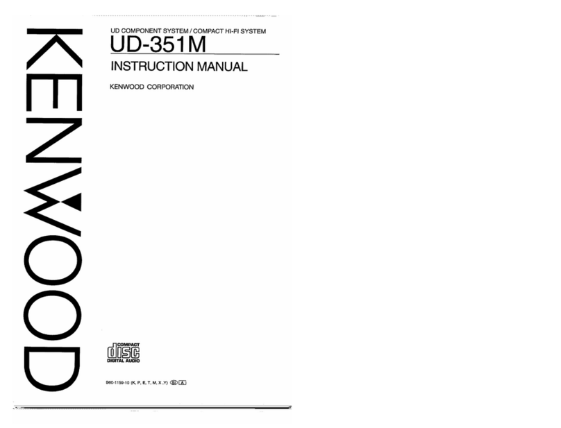 Kenwood UD-351M User manual