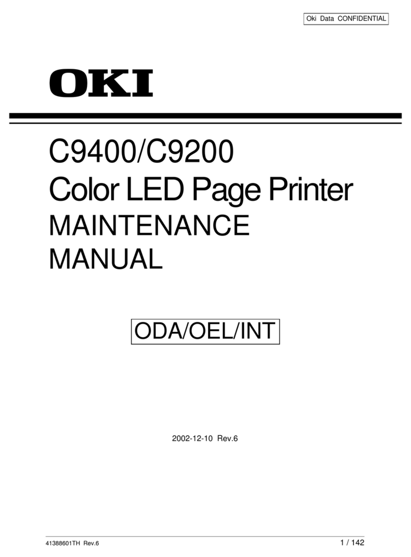 Oki C 9400 User manual
