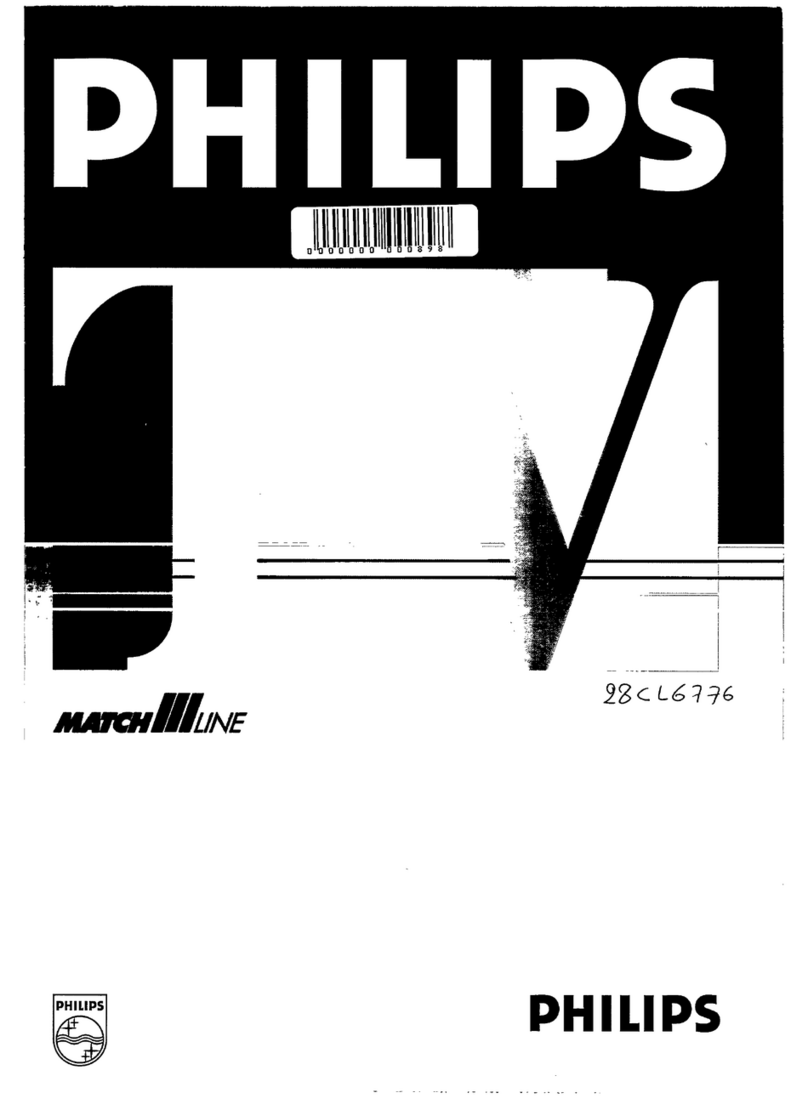 Philips MatchLine 28CL6776 User manual